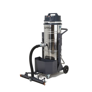 Aspirateur eau et poussière industriel robuste 99,9 litres, double moteur, 3,3 CV, 222 CFM