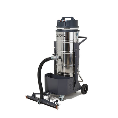 Aspirateur eau et poussière industriel robuste 99,9 litres, double moteur, 3,3 CV, 222 CFM