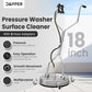 Nettoyeur de surface pour nettoyeur haute pression de 45 cm