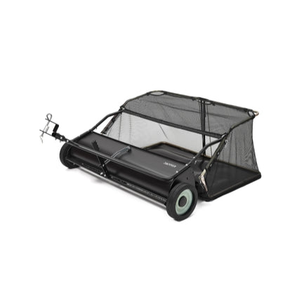 Balayeuse de pelouse tractée de 42 po avec sac collecteur de 25 pi³