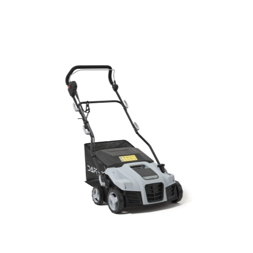 Scarificateur et déchaumeur électrique 2-en-1 de 40 cm avec sac de ramassage de 55 litres