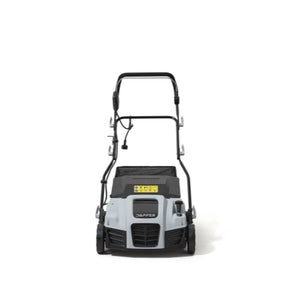 Scarificateur et déchaumeur électrique 2-en-1 de 40 cm avec sac de ramassage de 55 litres