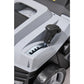 Scarificateur et déchaumeur électrique 2-en-1 de 40 cm avec sac de ramassage de 55 litres
