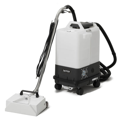 Extracteur de moquette professionnel avec brosse motorisée de 33 cm, réservoir de 24,6 L
