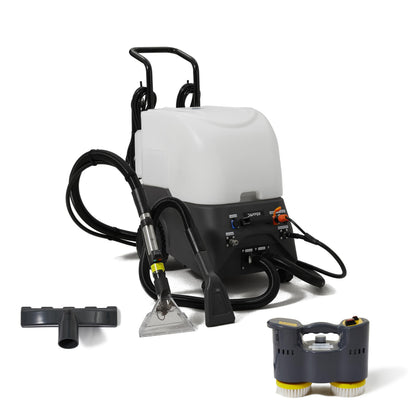 Machine d'extraction pour tapis et tissus d'ameublement avec vapeur, réservoir de 3 gallons