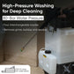 Appareil tout-en-un pour le nettoyage des toilettes avec rinçage haute pression, nettoyage à la vapeur, pulvérisation de solution, aspirateur sec/humide et souffleur