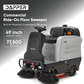Autolaveuse autoportée 124 cm Largeur de balayage 95 litres 7 200 m²/h 9,6 km/h