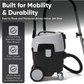 8 Gallon Wet Dry Dust Extractor Vacuum with Auto HEPA Filter