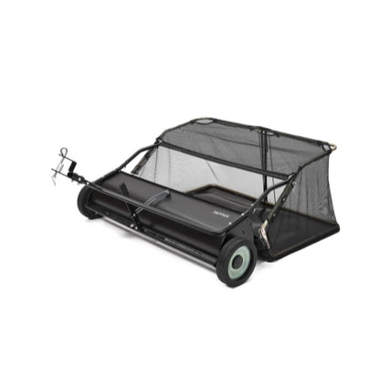 Balayeuse de pelouse tractée 48 po avec sac de récupération 26 pi³
