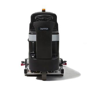 Autolaveuse-balayeuse autoportée de 64,8 cm (25,5 po) de largeur de nettoyage, avec raclette de 100,3 cm (39,5 po)