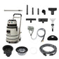 Wet/Dry Vacuum Cleaner with Steam, Cold Water Extraction & Scrub Brush, 2.5 Gal. Tank