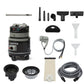 Commercial Wet/Dry Vacuum Cleaner with Soap Dispensing Scrub Brush, Complete Accessory Kit for Carpet, Upholstery & Hard Floor Cleaning, 1 Gal. Solution Tank, 3 Gal. Recovery Tank