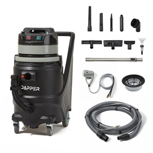 Wet Dry Vacuum Cleaner with Steam, Water Extraction & Scrub Brush 4.5 Gal. Tank