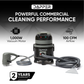 Commercial Wet/Dry Vacuum Cleaner with Soap Dispensing Scrub Brush, Complete Accessory Kit for Carpet, Upholstery & Hard Floor Cleaning, 1 Gal. Solution Tank, 3 Gal. Recovery Tank