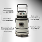 Wet/Dry Vacuum Cleaner with Steam, Cold Water Extraction & Scrub Brush, 2.5 Gal. Tank