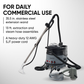 Hot Water Carpet Extractor & Upholstery Cleaning System, Steam, & Blower, 2.5 Gal.