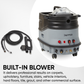Hot Water Carpet Extractor & Upholstery Cleaning System, Steam, & Blower, 2.5 Gal.