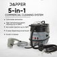 Hot Water Carpet Extractor & Upholstery Cleaning System, Steam, & Blower, 2.5 Gal.