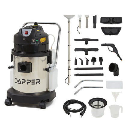 Wet Dry Vacuum & Steam Cleaner with Carpet & Upholstery Extractor 5.5 Gal. Recovery Tank