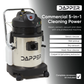 Wet Dry Vacuum & Steam Cleaner with Carpet & Upholstery Extractor 5.5 Gal. Recovery Tank