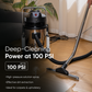 Wet Dry Vacuum with Carpet & Upholstery Extraction 5.5 Gal. Recovery Tank