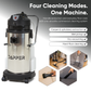 Wet Dry Vacuum with Carpet & Upholstery Extraction 10.5 Gal. Recovery Tank