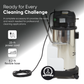 Wet Dry Vacuum with Carpet & Upholstery Extraction 10.5 Gal. Recovery Tank