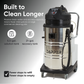 Wet Dry Vacuum with Carpet & Upholstery Extraction 21 Gal. Recovery Tank