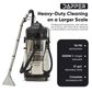Wet Dry Vacuum with Carpet & Upholstery Extraction 21 Gal. Recovery Tank