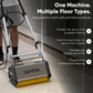 Machine de nettoyage de tapis et de sols durs à brosse contrarotative (CRB) de 14 po