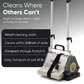 Machine de nettoyage de tapis et de sols durs à brosse contrarotative (CRB) de 14 po