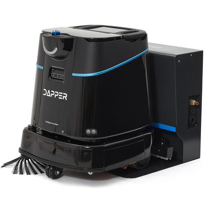 Commercial Autonomous Robotic Floor Scrubber & Carpet Vacuum with Auto Docking Station