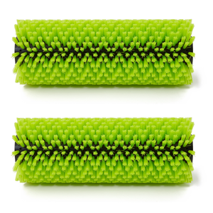 Jeu de brosses vertes pour machine à brosses contra-rotatives (CRB)