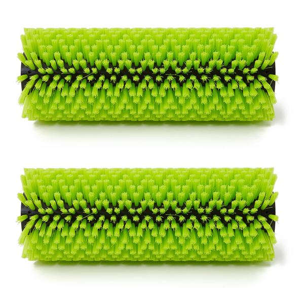 Jeu de brosses vertes pour machine à brosses contra-rotatives (CRB)
