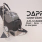 Machine d'extraction de tapis 4-en-1 à eau froide avec vapeur, suceur pour tissus d'ameublement et raclette de sol
